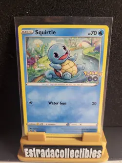 Squirtle 015/078 Pokemon GO Regular Common Pokemon Card - Image 1
