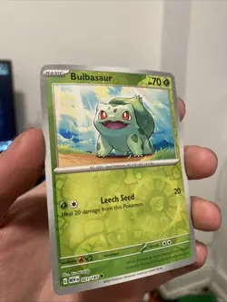 Bulbasaur - (Reverse Cosmos Holo) (Costco Exclusive) 001/165 Miscellaneous Cards - Image 2