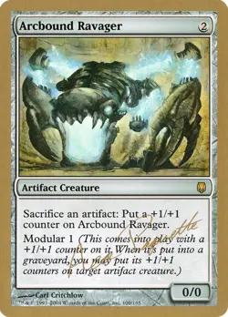 MTG Arcbound Ravager (2004 Aeo Paquette) - World Championships #100 - Image 1