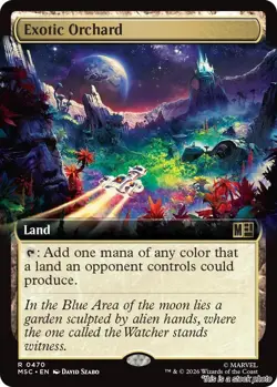 (Preorder) MTG Exotic Orchard (Extended Art) Card #470 Commander: Marvel Supe... - Image 1