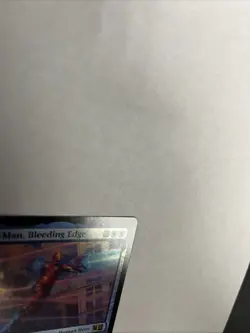 Iron Man Bleeding Edge Foil Superhero’s Card #0626 MTG LP - Image 3