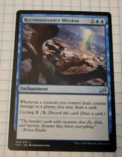 1X MTG Magic the Gathering RECONNAISSANCE MISSION Uncommon Ikoria Lair Behemoths - Image 1