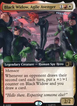 Black Widow, Agile Avenger (Extended Art) R Commander: Marvel Super Heroes 395 N - Image 1