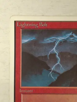 Magic the Gathering MTG Unlimited Lightning Bolt LP Free Ship! BB A - Image 2