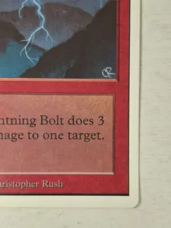 Magic the Gathering MTG Unlimited Lightning Bolt LP Free Ship! BB A - Image 4