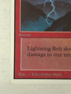 Magic the Gathering MTG Unlimited Lightning Bolt LP Free Ship! BB A - Image 5
