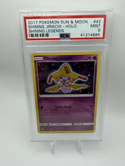 The Pokemon Company Shining Jirachi 42/73 Shining Legends Holo EN PSA 9 2017 - Image 1
