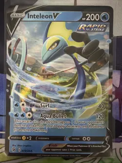 Inteleon V 078/264 - SWSH: Fusion Strike Ultra Rare - Pokemon TCG (NM) - Image 1