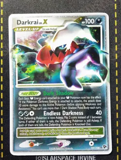 2008 Pokemon DP Great Encounters 104/106 Holo Darkrai LV.X - Image 1