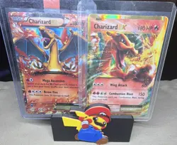 Pokemon Charizard EX Foil Lot 2x XY Nintendo TCG Standard English - Image 1