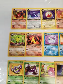 2000 Pokemon TCG Team Rocket 1st Edition Lot Uncommons & Commons Nice Condition - Image 2