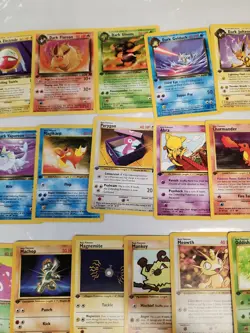 2000 Pokemon TCG Team Rocket 1st Edition Lot Uncommons & Commons Nice Condition - Image 3