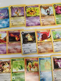 2000 Pokemon TCG Team Rocket 1st Edition Lot Uncommons & Commons Nice Condition - Image 4