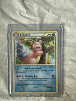 Pokemon HeartGold SoulSilver Undaunted Card 38/90 Slowbro - Image 1