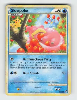 Slowpoke 66/90 - Pokemon - HGSS Undaunted - Common - DMG - Image 1