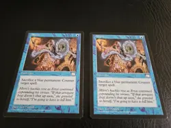 MTG Abjure x2 - Weatherlight - Near Mint - Image 1