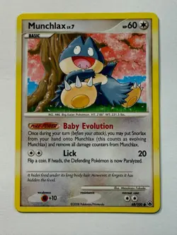 Munchlax 68/100 Majestic Dawn 2008 Pokemon LP - Image 1