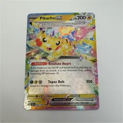 Pokemon Pikachu ex 057/191 Sv08 Surging Sparks Double Rare Tera Holo NM - Image 1