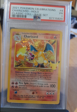 Pokemon 2021 Charizard. Celebrations. PSA 1 - Image 1