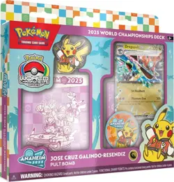 Pokemon 2025 World Championship Deck Box Anaheim- Jose Cruz Galindo-Resendiz - Image 1