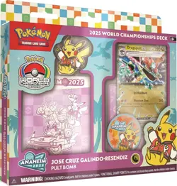 Pokemon 2025 World Championship Deck Box Anaheim- Jose Cruz Galindo-Resendiz - Image 2