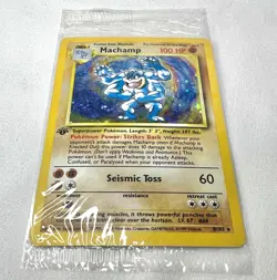 1999 Pokemon Machamp 1st Edition Holo 8/102 Base Set - Mint Condition - - Image 2