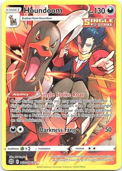 Houndoom TG10/TG30 Holo Brilliant Stars Trainer Gallery Pokemon NM - Image 1