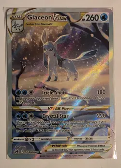 Glaceon VSTAR GG40/GG70 Pokemon Crown Zenith: Galarian Gallery Holo Ultra Rare - Image 1