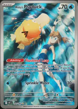 Pokemon Misty's Psyduck - SV10: Destined Rivals 193/182 Illustration Rare NM - Image 1