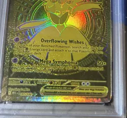 Pokemon Mega Gardevoir EX Mega Evolution 187 PSA 9 Special Illustration Rare - Image 2