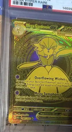 Pokemon Mega Gardevoir EX Mega Evolution 187 PSA 9 Special Illustration Rare - Image 3