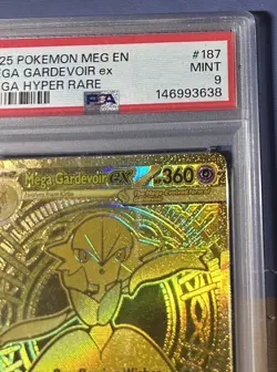 Pokemon Mega Gardevoir EX Mega Evolution 187 PSA 9 Special Illustration Rare - Image 5
