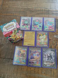 Ultra Rare Pokemon Card Holo Collection Lot + Ascended Heroes Booster Bundle - Image 2