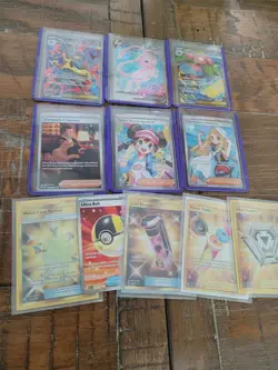 Ultra Rare Pokemon Card Holo Collection Lot + Ascended Heroes Booster Bundle - Image 5