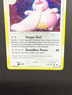 Lickilicky 12/132 Holo Rare Diamond & Pearl Secret Wonders Pokemon Card 2007 MP - Image 3