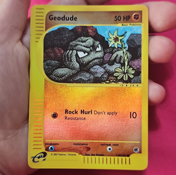 Pokemon Company Pokemon TCG Geodude 110/165 Expedition Reverse Holo - Image 1