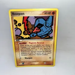 Nosepass 42/107 Uncommon Deoxys Pokemon Lightly Played - Image 1