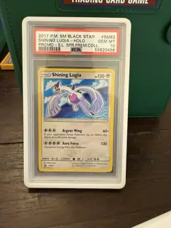 2017 Pokemon SM Black Star Promos Shining Lugia Holo #SM82 PSA 10 GEM MINT - Image 1