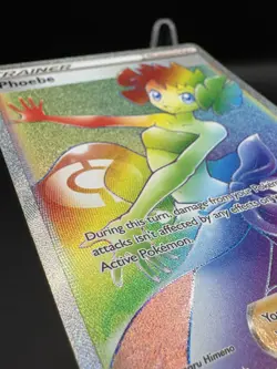 Phoebe 175/163 Battle Styles Rainbow Secret Rare Full Art Holo Pokemon Card MP - Image 3