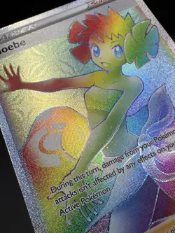 Phoebe 175/163 Battle Styles Rainbow Secret Rare Full Art Holo Pokemon Card MP - Image 4
