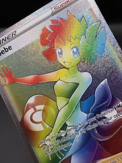 Phoebe 175/163 Battle Styles Rainbow Secret Rare Full Art Holo Pokemon Card MP - Image 5