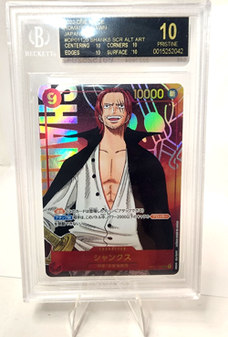 2022 One Piece SHANKS AA BGS BLACK Label 10 POP 30 Tcg Card 76 BL IN OP exist! - Image 1