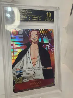 2022 One Piece SHANKS AA BGS BLACK Label 10 POP 30 Tcg Card 76 BL IN OP exist! - Image 3