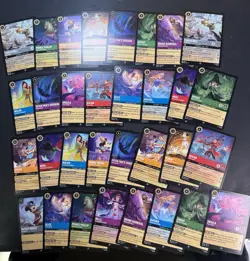 Disney Lorcana Fabled Lot Cold Foil Uncommon+Rare+Super Rare Set Of 362 Cards - Image 4
