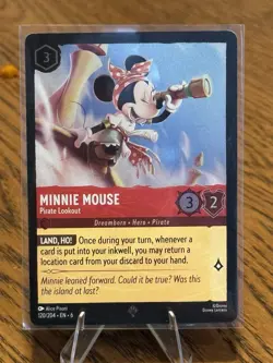 Disney Lorcana TCG Minnie Mouse Pirate Lookout Cold Foil 120/204 EN - Image 1
