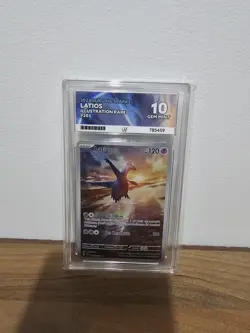 Pokemon TCG Latios 203/191 Surging Sparks Illustration Rare Ace Graded 10 - Image 1