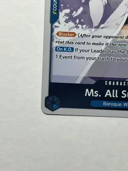 Ms. All Sunday OP01-079 Romance Dawn Pre Errata/1st Edition Foil One Piece Card - Image 5