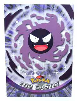 Gastly #92 Topps TV Animation Edition Series 2 2000 - Pokemon Card TCG (LP) - Image 1