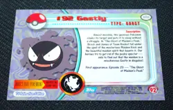 Gastly #92 Topps TV Animation Edition Series 2 2000 - Pokemon Card TCG (LP) - Image 4