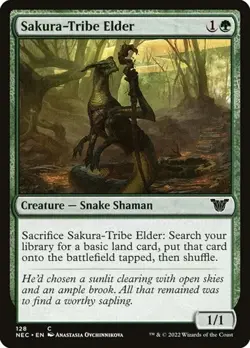 2x Sakura-Tribe Elder Kamigawa: Neon Dynasty Commander LP MTG - Image 1